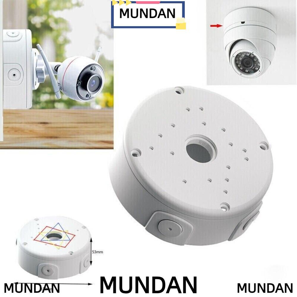 MUNDAN Cable Deep Base, Wall Space Stand Universal CCTV Camera Junction Box, พลาสติกทนทานกันน้ําโดม 