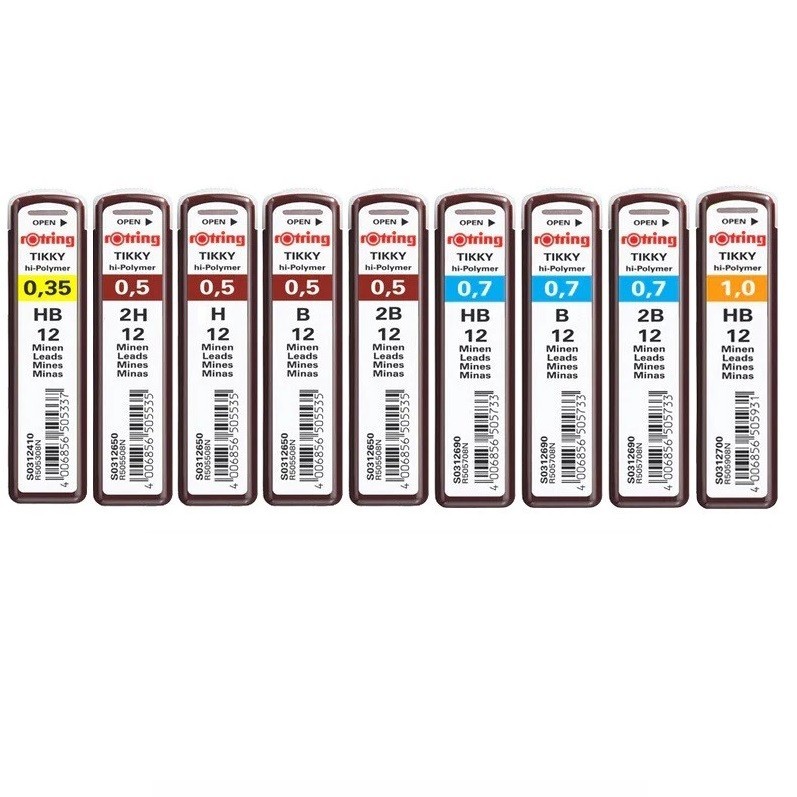 ไส้ดินสอ Rotring Tikky H / HB / B 0.3/ 0.5 / 0.7 / 1.0