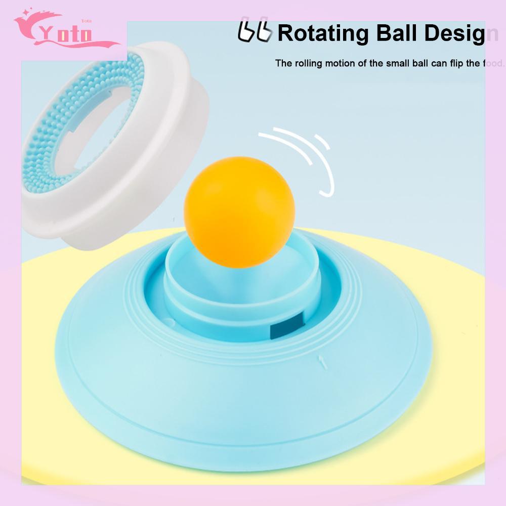 เครื่องป้อนช้า ชามสุนัข Anti-Slip Bone Broth Dog Lick Bowl Entertained Ball-in สําหรับสุนัขพันธุ์เล็