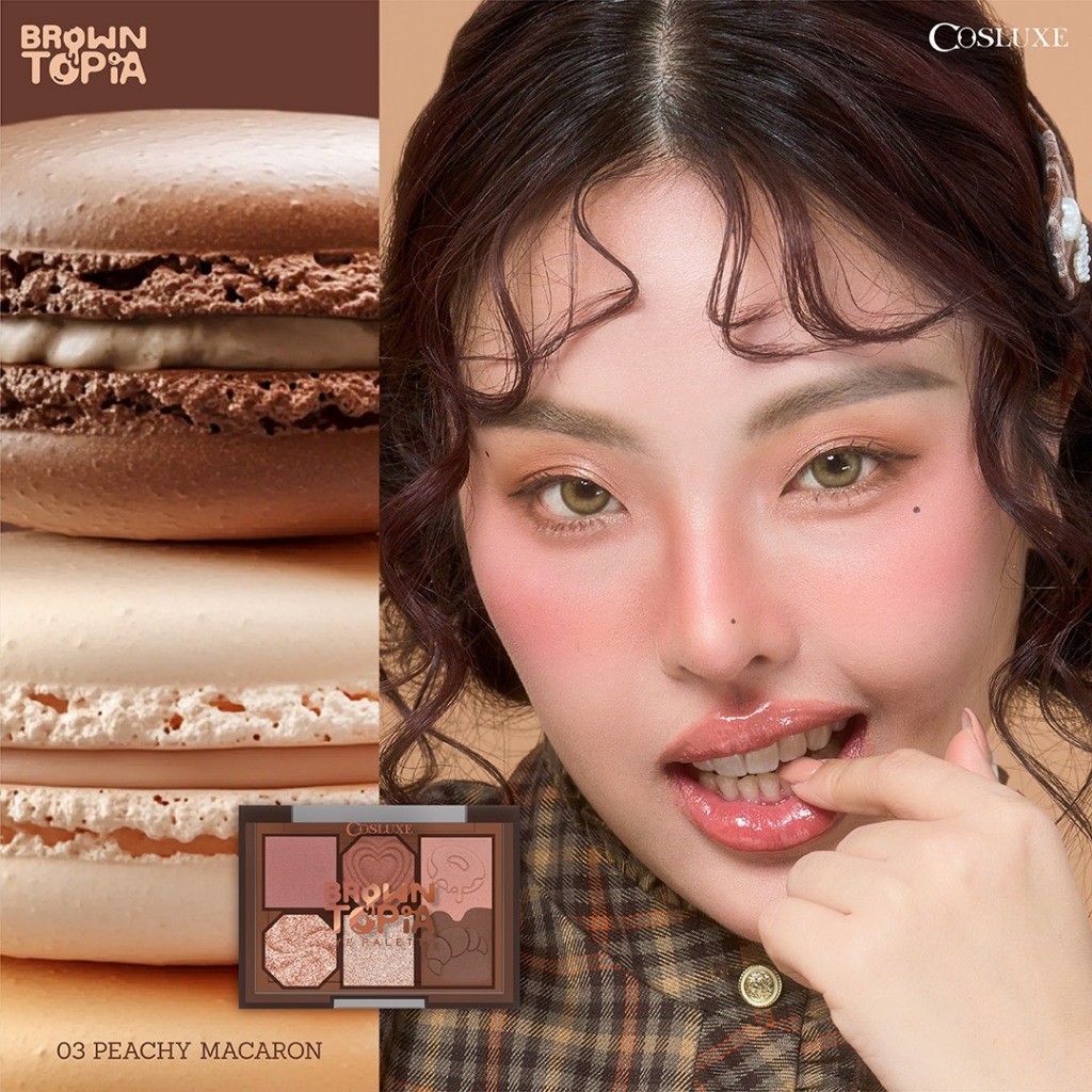 COSLUXE BROWNTOPIA EYE PALETTE  บราวน์โทเปีย อาย พาเลท