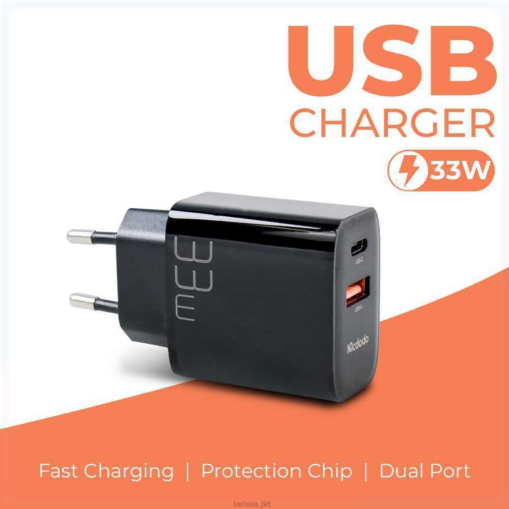 Mcdodo USB Type C Quick Charge 2 Port 33 W Charger - CH-092