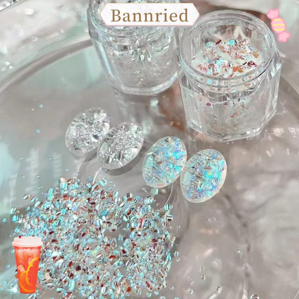 BANNRIEDSG Flash Nail Art, Blinking Sequins Nail Art, Nail Art DIY Glitter Nail Art Charms