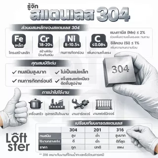 สกรูหัวหกเหลี่ยมติดแหวน สแตนเลส304 เกลียวมิล M5, M6, M8, M10 งานแข็งแรง ทนสนิม Flange Bolt GB5789