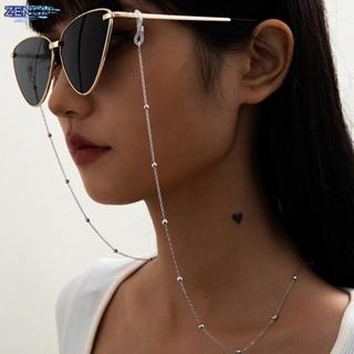 แว่นตากันแดดแบบแฮนด์เมด มีลูกปัดและโซ่ เหมาะสำหรับวันหยุดในฤ…