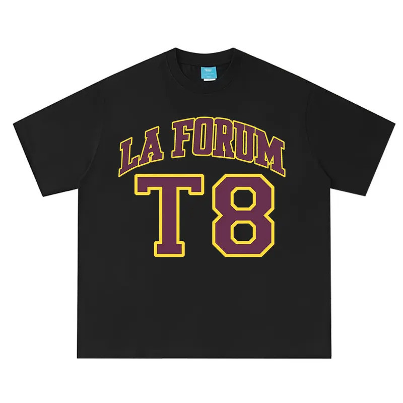 Tate McRae La Forum T8 เสื้อยืด Merch สไตล์คล้ายผู้ชายผู้หญิงแฟชั่น Breathable แขนสั้นนุ่มสบายๆผ้าฝ้