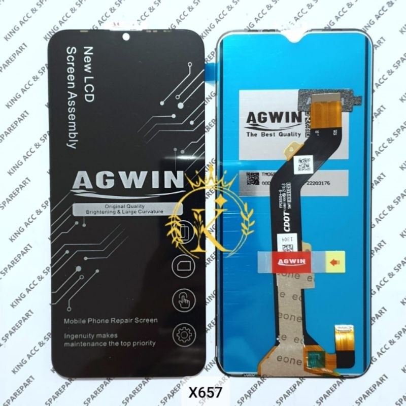 [LCD AGWIN] AGWIN LCD TOUCHSCREEN INFINIX SMART 5 / X657 / X657B / X657C / HOT 10 LITE / TECNO SPARK