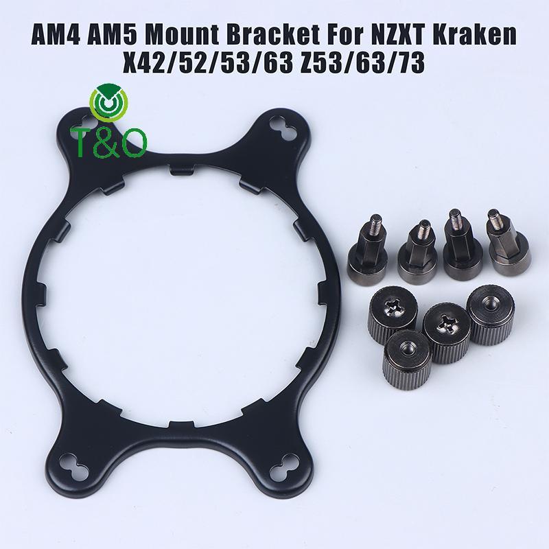 [T&OT] AM4 AM5 Mount Braet Stud Nut Kit สําหรับ NZXT Kraken X41 X42 X51 X52 X61 X62 X63 X72 X73 Z63 