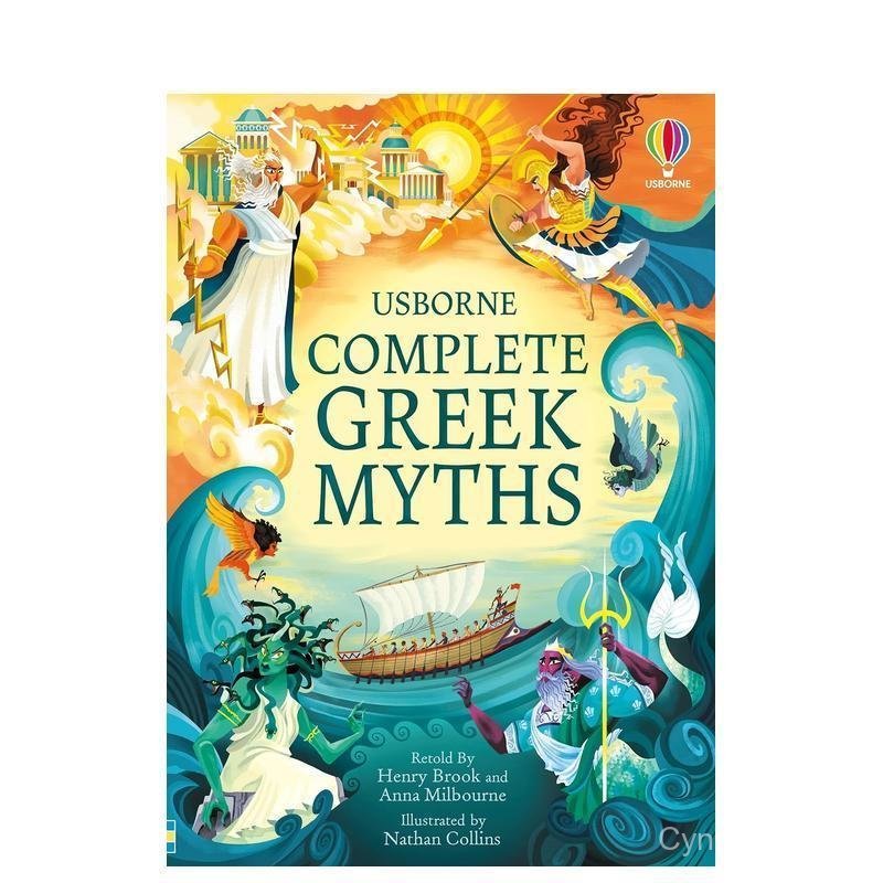 กรีก Myths Complete Works Complete Greek Myths English Children หนังสือภาพ