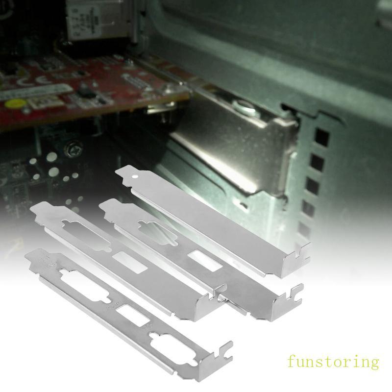 FUN Pci Full Half Height Bezel U เมนบอร์ด DB9 Serial Parallel Port DB9 Bracket