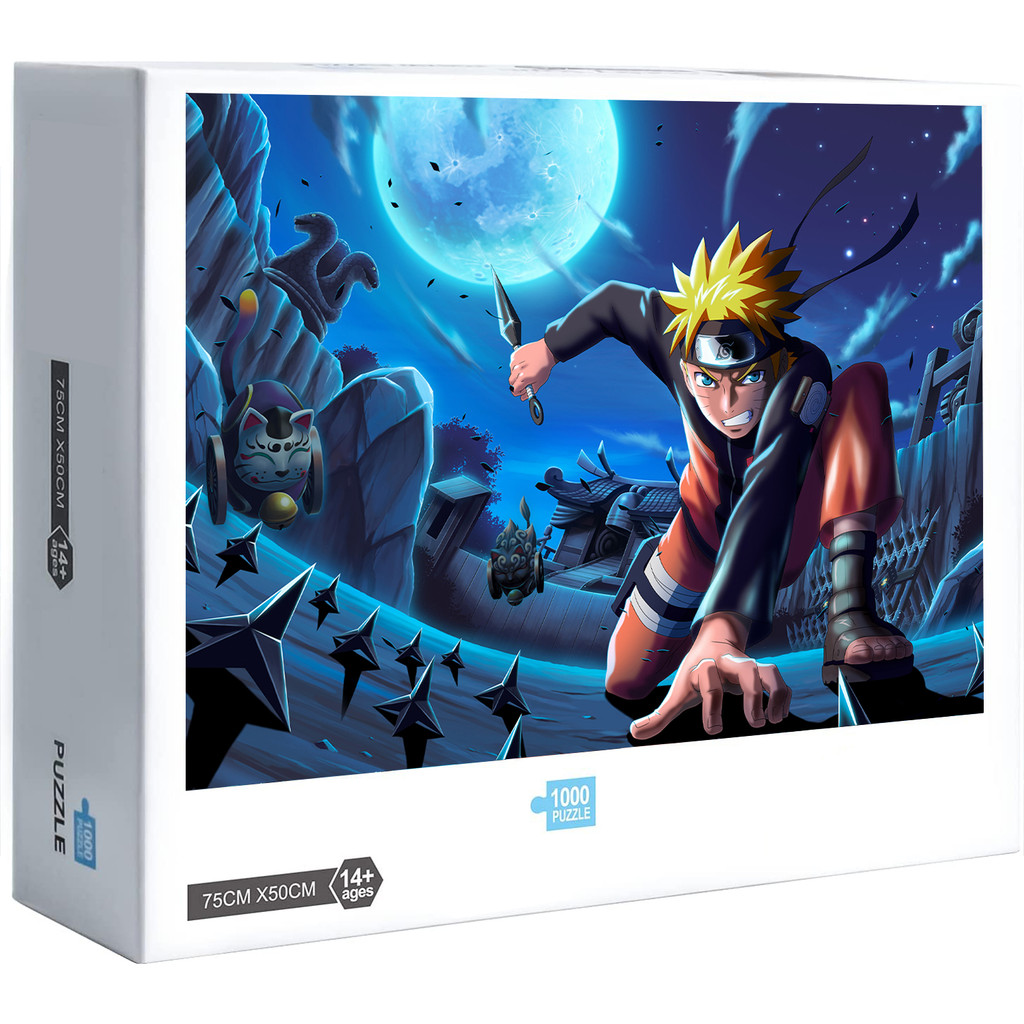 Naruto Uzumaki Uzumaki Naruto จิ๊กซอว์ไม้สไตล์ใหม่เหมาะสําหรับการเล่นเกมของขวัญตกแต่งบ้าน