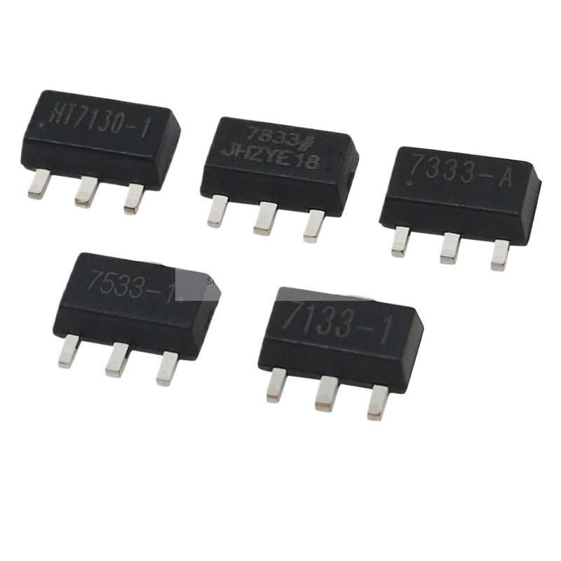 50 ชิ้น/ล็อตยี่ห้อใหม่ HT7130/7133/7333/7533/7833-A-1 SOT-89 Patch แรงดันไฟฟ้า Triode