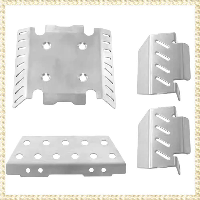 [1ejafnkblh.ph] ชุดแชสซีโลหะ + Axle ฝาครอบชุดสําหรับ 1/8 Allrock 1/8 H8h V1v2 RC รถอะไหล่
