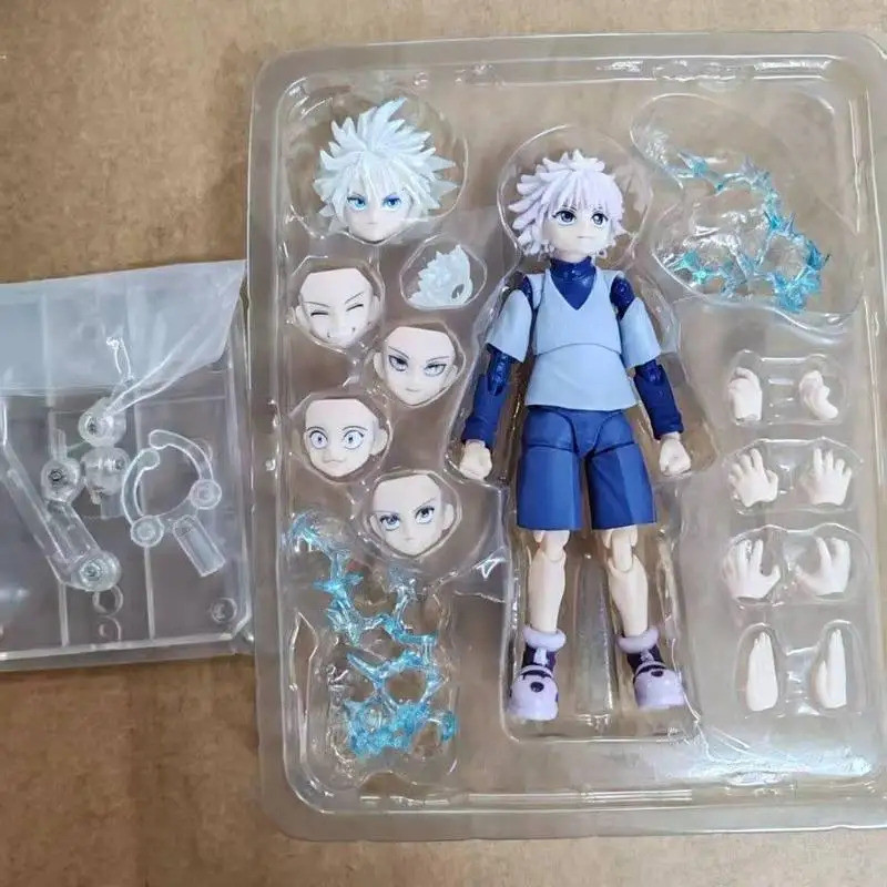 SHF Figuarts SHF Hunter X Hunter Killua Zoldyck Gon อะนิเมะ Action Figure เครื่องประดับสําเร็จรูปคอล