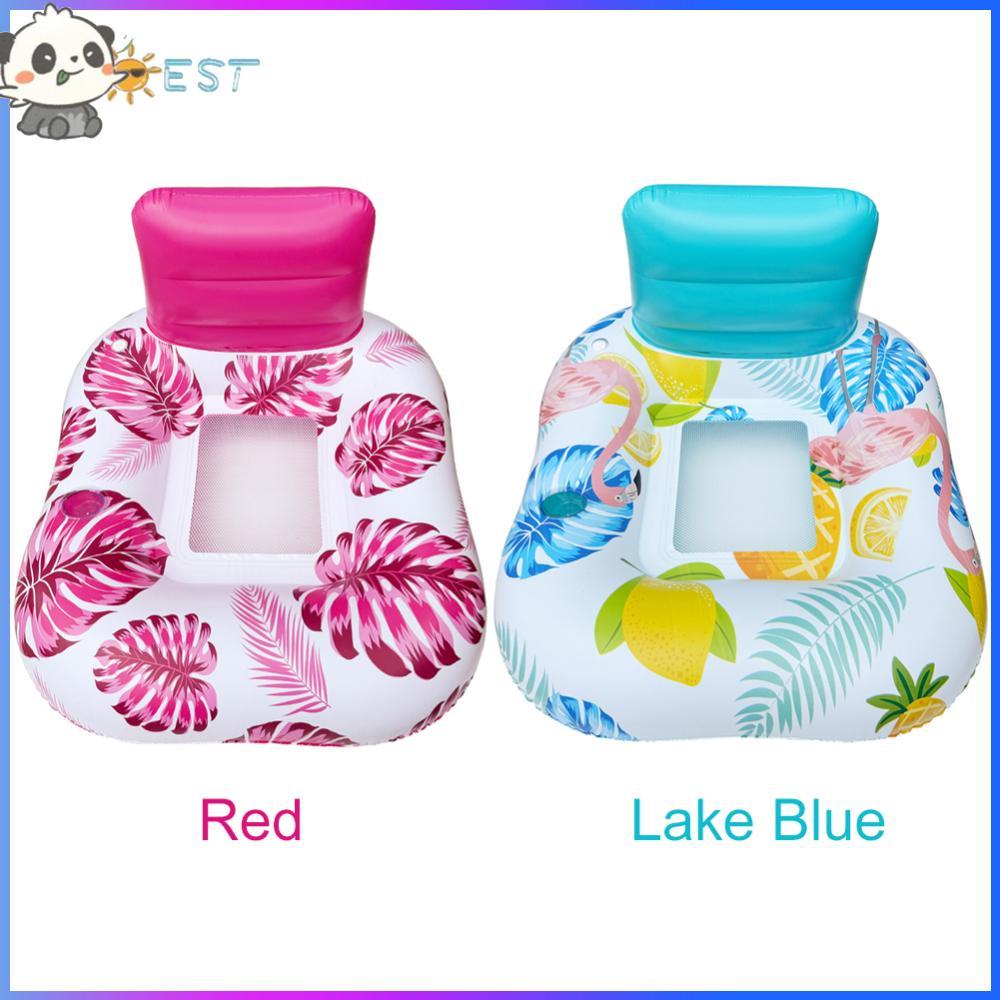COD Pool Lounge Float Inflatable Pool Floats Ergonomic Water Hammock สําหรับ Pool Beach