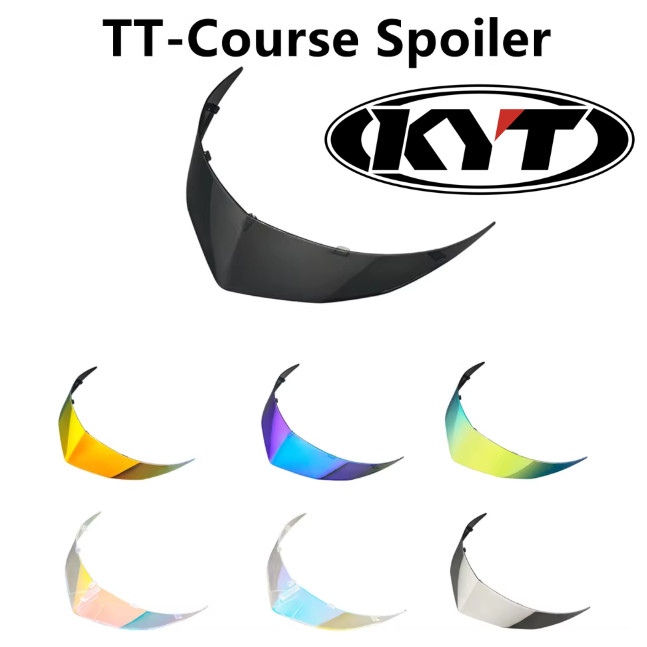 สําหรับ KYT TT-Curse สปอยเลอร์หางหมวกกันน็อคหลากสี MODIFIED TAIL อุปกรณ์ตกแต่งหมวกกันน็อค