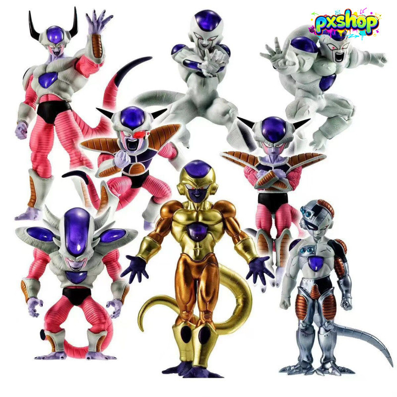คอลเลกชั่นฟิกเกอร์ Frieza Dragon Ball ครบ 8 รูปแบบ - รวมเวอร์ชั่นต่อสู้เสียหาย โมเดล PVC 20cm ของสะสมตั้งโชว์คุณภาพสูง