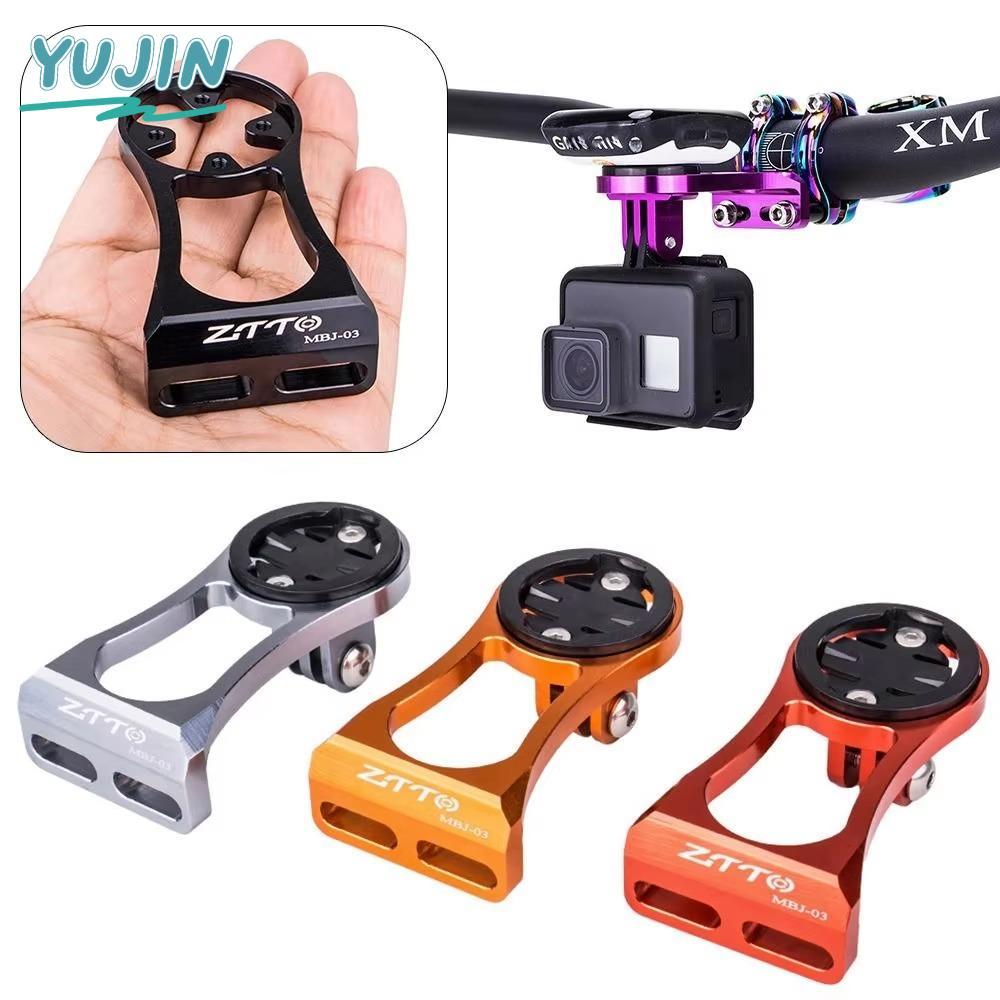 YUJIN จักรยาน Stem คอมพิวเตอร์ Mount, ZTTO ขี่อุปกรณ์จักรยานกล้อง Light Holder,ทนทานอลูมิเนียมจักรยานเสือภูเขานาฬิกาจับเวลาสําหรับ Bryton GPS