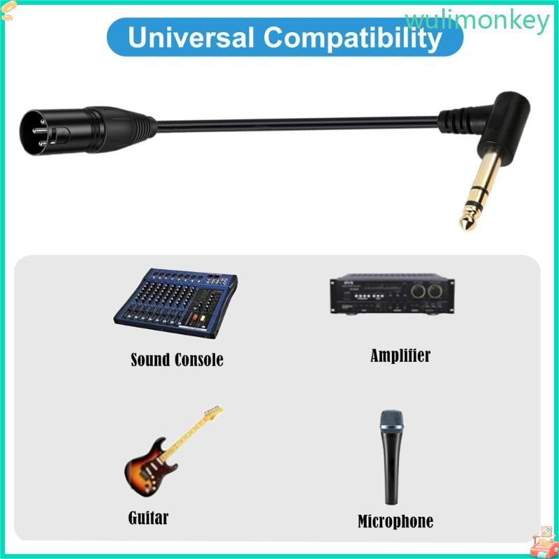 WU 6 35mm 1 4 Male to XLR Female Male Adapter Cable TS TRS to XLR 3 Pin Cable