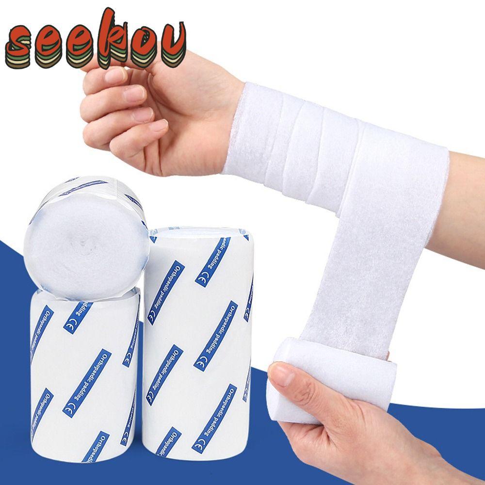 SEKOV Undercast Padding Roll, Absorbent Soft Cast Padding Wrap, Breathable Cotton Gauze Roll