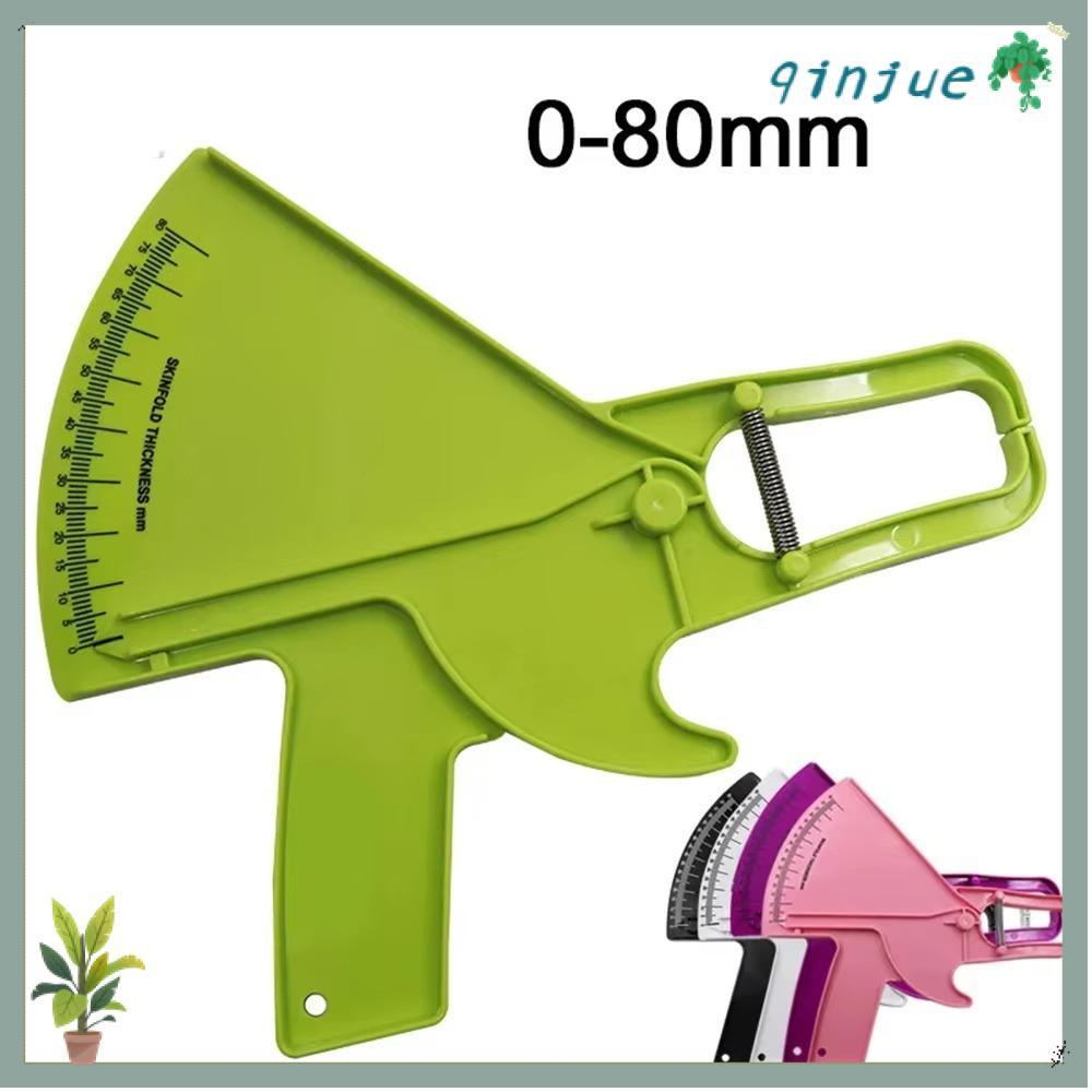QINJUE Sebum Caliper Clamp, ความแม่นยําสูง 0-80 มม. Body Fat วัดเครื่องทดสอบเครื่องวิเคราะห์, Profes