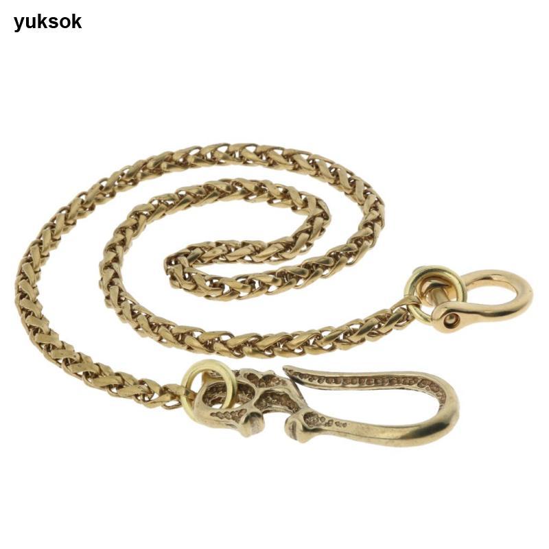 [yuksok] Punk Skulls Mens Chain Cool พวงกุญแจ Key Jean