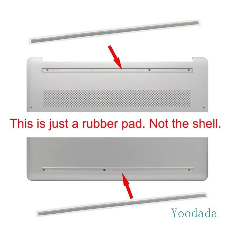 Yoo 2 ชิ้นแล็ปท็อปยางฟุต NonSlip ด้านล่างกรณี Pad สําหรับ 15SFR FQ 15-DY EF TPN-Q222 Q230 เท้า Pad