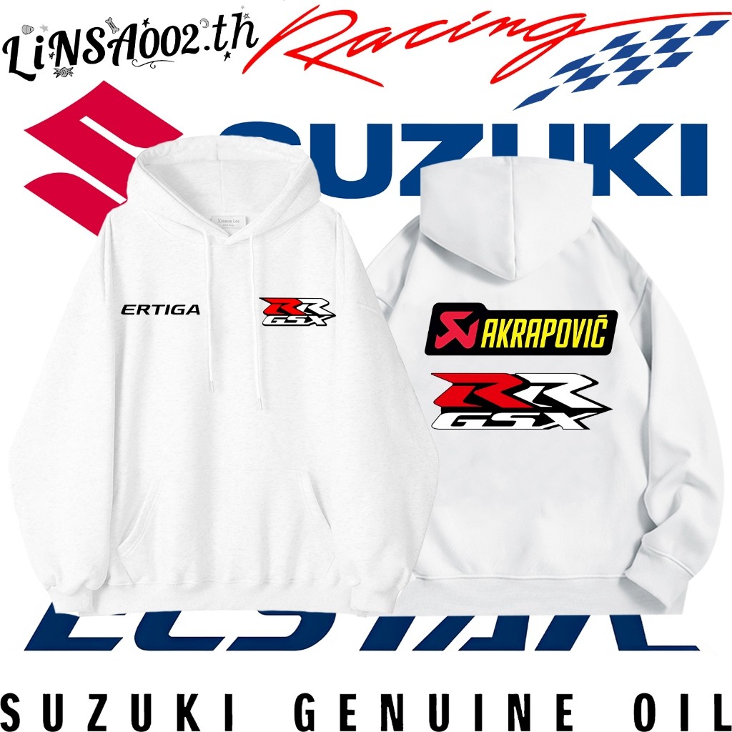 Suzuki Motorcycle Racing Hoodie Zipper Sweater Jaket Suzuki MotoGp Racing Team Mens แขนยาว Hoodie Sw