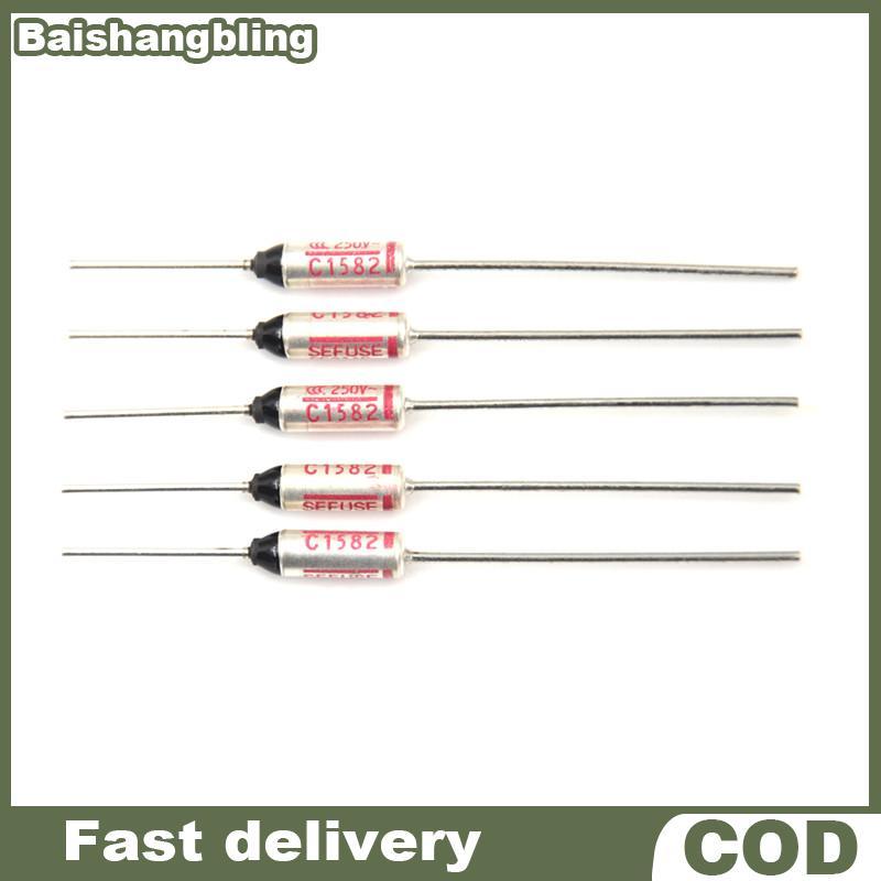 BSBL 5 ชิ้น SF214E Sefuse Cutoffs NEC ฟิวส์ความร้อน 216°C 216 องศาเซลเซียส 10A 250V BL