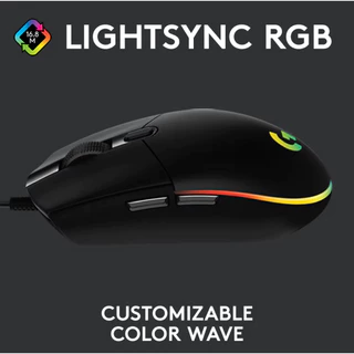 Logitech G102 LIGHTSYNC Gaming Mouse 8,000 DPI (เมาส์เกมมิ่ง ปุ่มมาโคร 6 ปุ่ม ตั้งค่าความเร็วได้ 5 ระดับ พร้อมไฟ RGB)