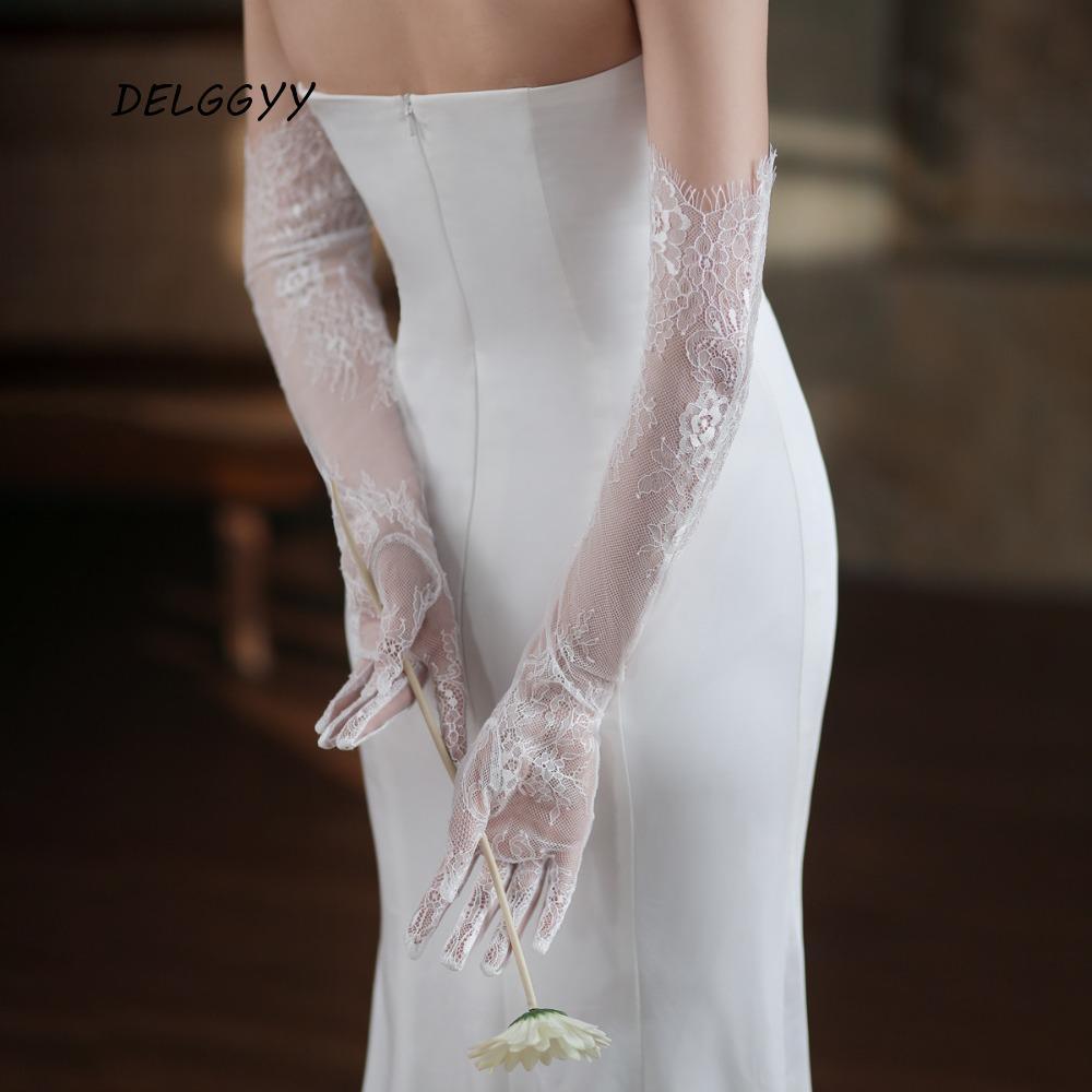 ถุงมือตาข่ายสำหรับเจ้าสาวและปาร์ตี้ ดีไซน์เรโทร เหมาะสำหรับงานแต่งงานและคอสเพลย์