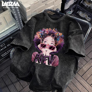 【จัดส่งจากกรุงเทพฯ】LABZAA สไตล์เกาหลี🌟เสื้อยืดทรงหลวม ใส่สบา…