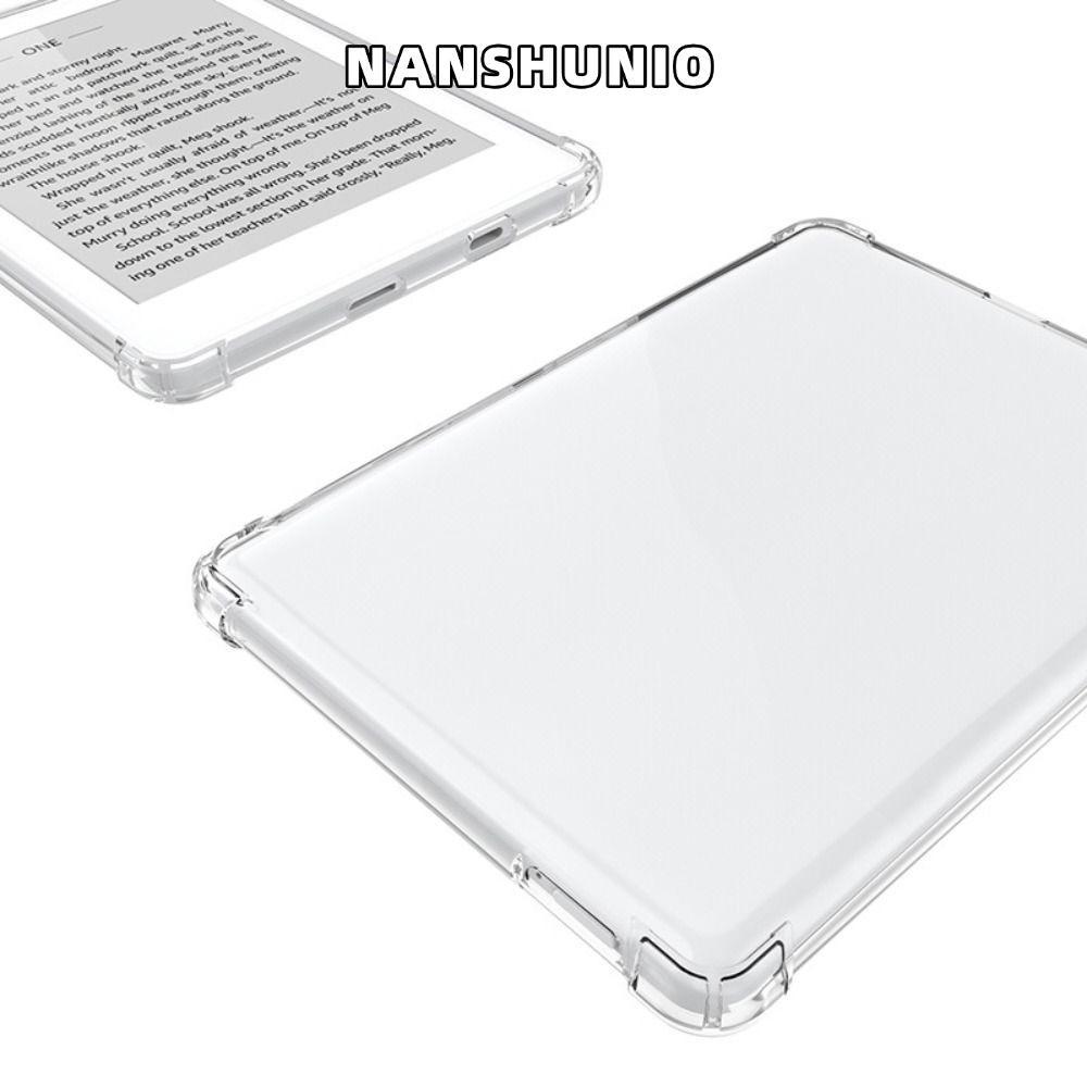NANSHUNIO 7.8 นิ้ว E-Reader, ฝาครอบป้องกันถุงลมป้องกันการล่มสลาย, เคสใสด้านหลัง TPU ทนต่อการสึกหรอสํ