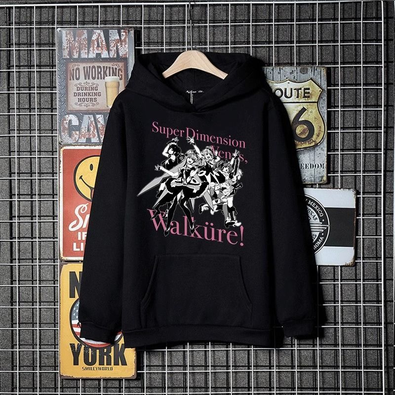 MACROSS Walkure Valkyrie สเวตเตอร์แจ็กเก็ตฮู้ด สำหรับแฟนอนิเมะ MACROSS