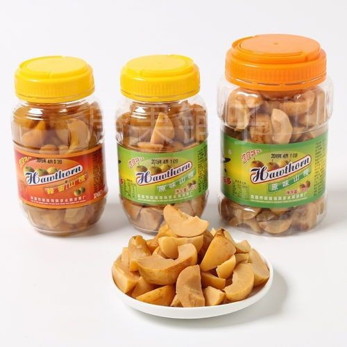 กวางตุ้ง Xinyi: ฮอว์ธอร์นดองแถบรสดั้งเดิมขนมที่เปรี้ยวหวาน/ขวดกวางตุ้ง Xinyi พิเศษดอง Hawthorn แถบ H