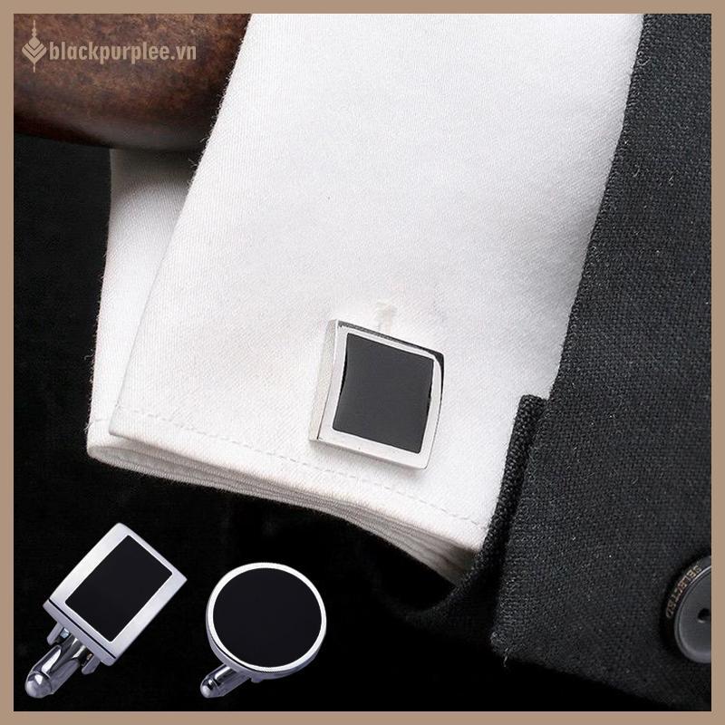BPURIPPLE Men Shirt Tuxedo Studs And Cufflinks Set, Cufflinks For Men .