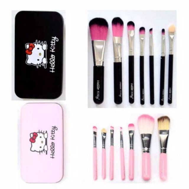 789 ชุดแปรง Hello kitty ชุดแปรงแต่งหน้า Make Up Brush