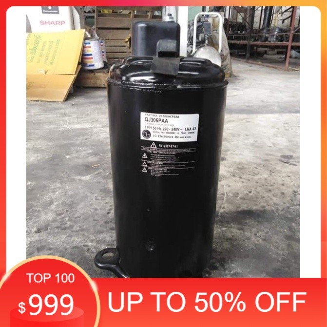 คอมเพรสเซอร์ มือสอง ยี่ห้อ LG รุ่น QJ306 ขนาด18000 btu ใช้น้ำยา R22สินค้ามือสอง สภาพ สวย 90% เหมือนใ
