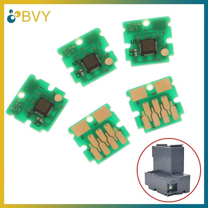 BVY 1/5 ชิ้น T04D100 T04D100 T04D1 EWMB2 หมึกกล่องบํารุงรักษาชิปสําหรับ EPSON L6160 L6168 L6170 L617