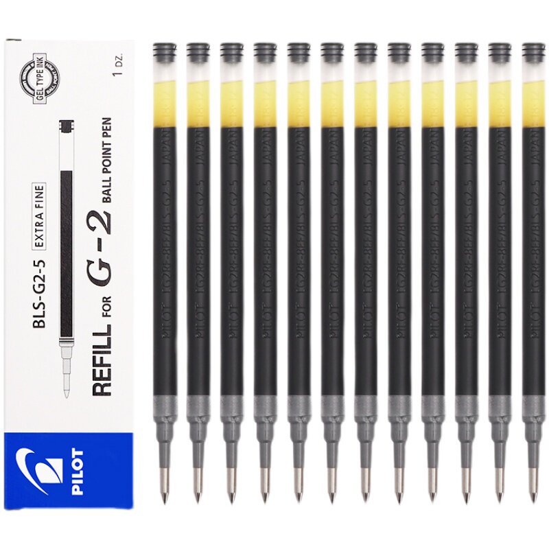 Japan PILOT PILOT PILOT PILOT Bottle Refill G2 Press Gel Refill G6/B2P Water Refill 0.5/0.7 สีดํา