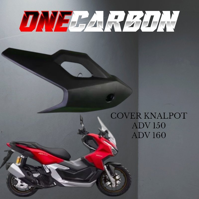 ADV 150/160 EXHAUST COVER ADV 160 ONECARBON AUTOPARTVARIATION EXHAUST COVER