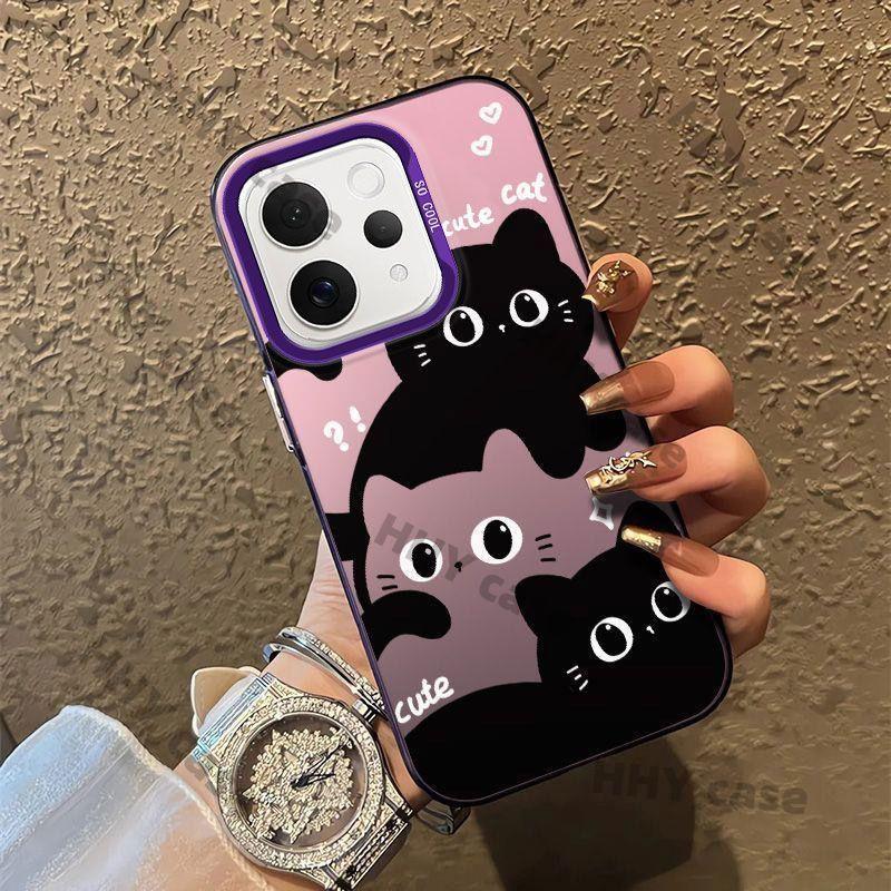 เคส Vivo V70 5G เคส กรณีน่ารักแมวดํา ins สไตล์กันกระแทก รูปที่ 8