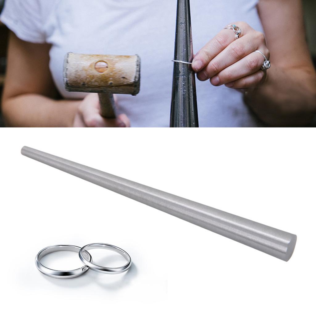 Deo Ring Enlarger Mandrel Stainless Steel Stick สําหรับเครื่องประดับทําและขึ้นรูป (