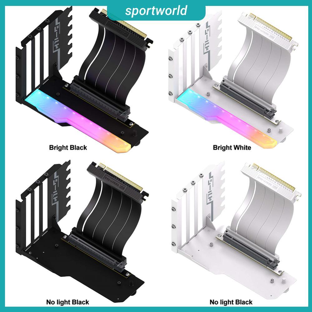 ขายึด GPU แนวตั้งพร้อม 15 ซม.PCI-E 4.0 X16 Riser สาย GPU Bracket Holder GPU Mount กราฟิกการ์ดวงเล็บ