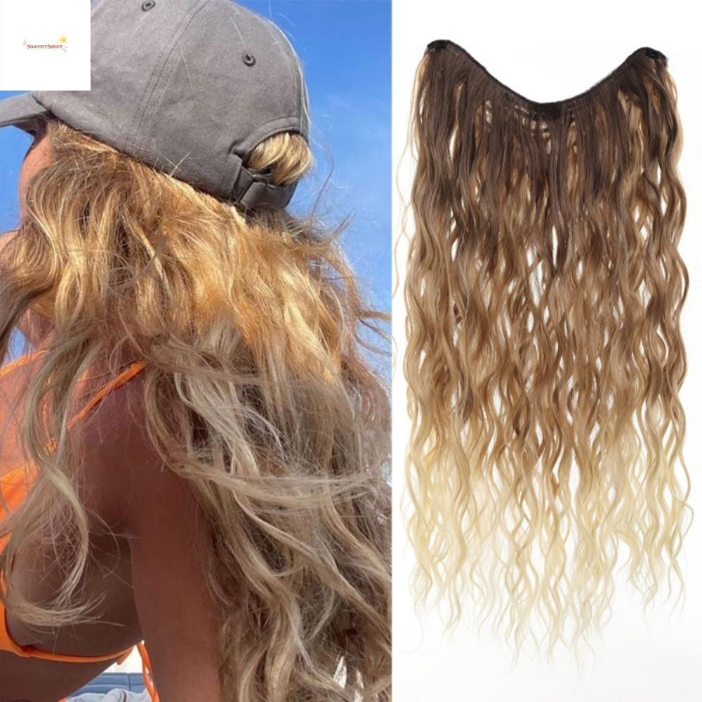 GOURMETGALORE ทรงผมยาวน้ำหยัก ขนาด 24 นิ้ว แบบ U-Shaped พร้อมคลิป 5 ชิ้น สำหรับเพิ่มความงามในงานพาร์