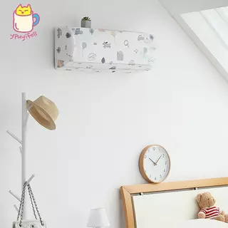 [YPU] Air Conditioner Dust Cover พัดลมติดผนัง Universal Minimalist Creative การ์ตูน compressable Fan Cover Air Conditioner Cover มนต์สนิสัยนนิสัย ตก