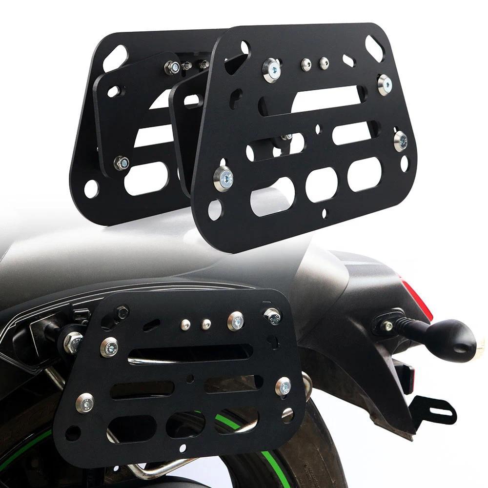 รถจักรยานยนต์ Saddlebag สนับสนุนบาร์วงเล็บพอดีสำหรับ Kawasaki VULCAN S VULCAN 650 S Vulcan S VN650 2
