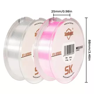 SeaKnight SK Fluorocarbon เคลือบสายตกปลาน้ำเค็ม ความยาว 50 ม./100 ม. เหมาะสำหรับการตกปลาทะเล ขนาด 3-100 LB