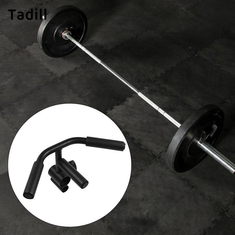 Tadill Barbell Barrel Rack Sturdy Barbell แถวสิ่งที่แนบมาสําหรับไหล่ออกกําลังกายที่บ้าน
