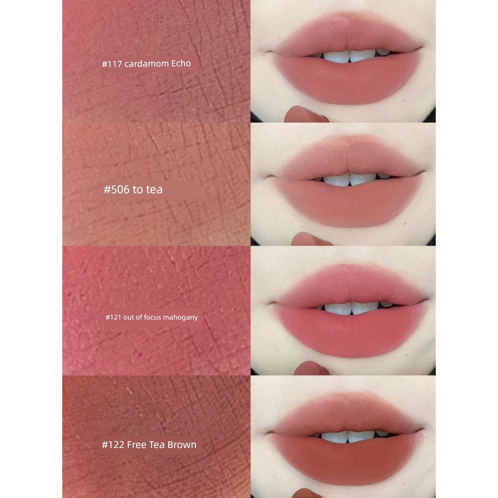 ลิปสติก lipstick Joocyee Velvet Lip Glaze Smoked Native Lipstick