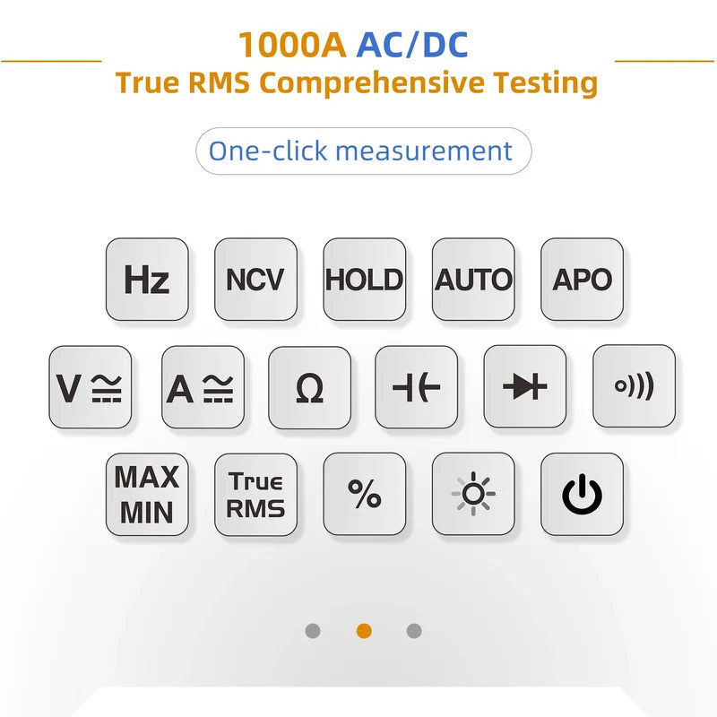 Owon CMS101 3 in 1 1000A AC/DC Clamp Meter + Oscilloscope เครื่องบันทึกบลูทูธฟังก์ชั่น 18650 แบตเตอร